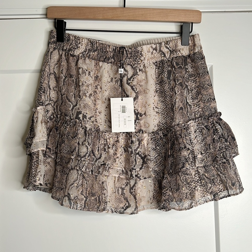 Generation‎ Love NWT Audrina Python Mini Skirt - … - image 2